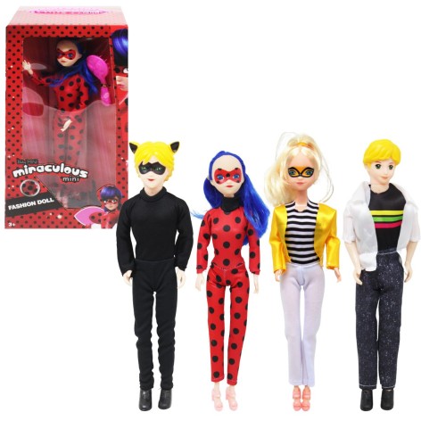 Набір ляльок "Леді Баг та Супер Кіт", 4 герої