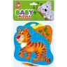 Игра развивающая Vladi Toys мягкие бейби пазлы Малыш сможет "Тигрёнок и друзья"