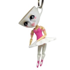 Брелок 3D печать "Брейнрот. Балерина Капучино"