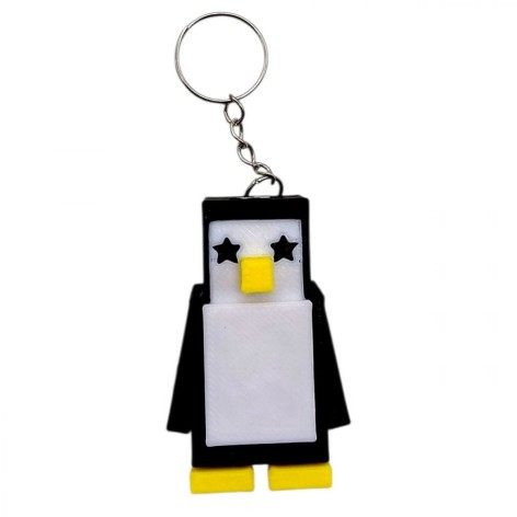 3D Брелоки ROBLOX (Роблокс) STAR PIGEON / ПІНГВІН БАТЛ KEYCHAIN, 3D печать