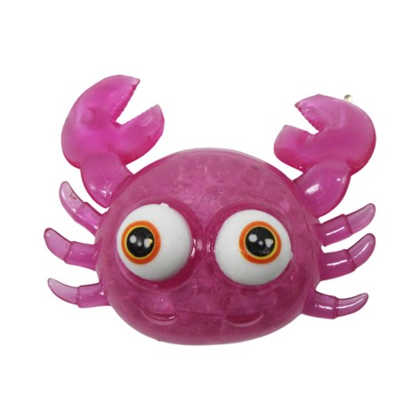 Антистресс с орбизами "Крабик", малиновый