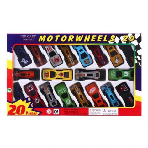 Набір машинок "Motor wheels" 20 шт