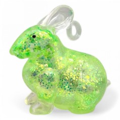 Антистрес "Зайчик", 9 см (Салатовий)