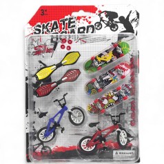 Игровой набор "Fingerboard Skate + BMX"  (7 элем)