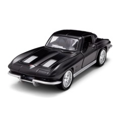 Автомодель - CHEVROLET CORVETTE SPLIT WINDOW 1963 (матовый черный)