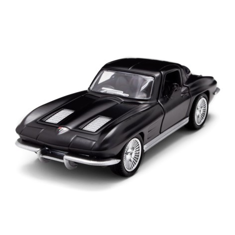 Автомодель - CHEVROLET CORVETTE SPLIT WINDOW 1963 (матовый черный)