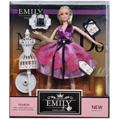 Кукла "Emily" с манекеном и сумочкой