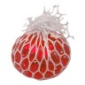 Игрушка-антистресс с блестками "Mesh Squish Ball: Нежность" (красный)