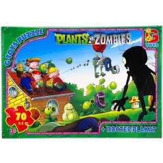 Пазлы из серии "Растения против Зомби", 70 эл