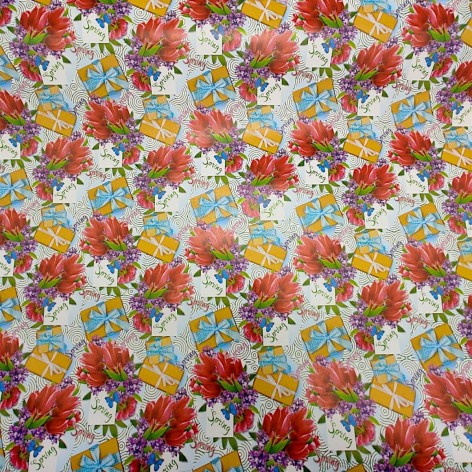 Папір подарунковий (100х70 см), 1 лист