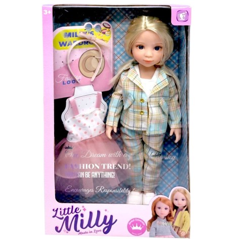 Кукла "Little Milly" 30 см (БЛОНДИНКА В КОСТЮМЕ)