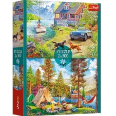 Пазлы 2в1, 500 эл "Летний отдых"