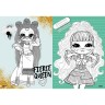 Книжка-розмальовка зі стікерами "L.O.L O.M.G. Queens3"