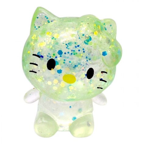 Антистрес жуйка-тягучка "Hello Kitty" 8 см (ЗЕЛЕНИЙ)