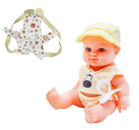 Пупс резиновый "Baby Kid", желтый