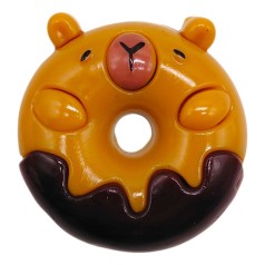 Игрушка антистресс (таба) "Капибара пончик" 7 см