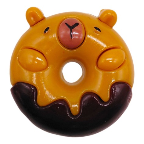 Игрушка антистресс (таба) "Капибара пончик" 7 см