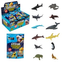 Животные морские, р-р 7*3*2,5 см (разные виды в ассортименте)