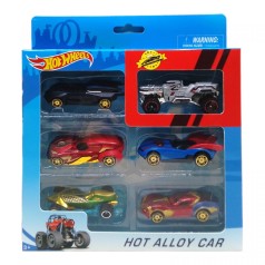 Набор металлических машинок "Hot Wheels", 6 штук