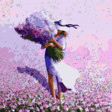 Картина по номерам "Цветочное поле"