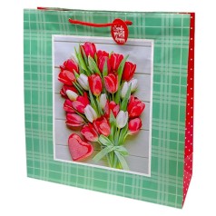 Пакет бумажный 35х37х12см