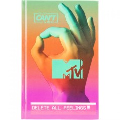 45066 [MTV20-199-1] Книга записна тверда обкл. А6, 80арк. кл. MTV-1