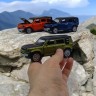 Машинка металлическая "Автопром. Land Rover Defender", зеленая