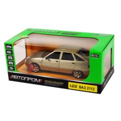 Машинка инерционная "ВАЗ 2112" из серии "Автопром" (золотистая)