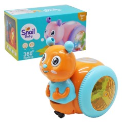 Улитка музыкальная "Snail Baby", с миром, микс