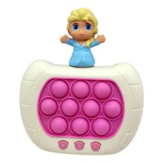 Електронна гра "Finger Press Pop-It Console. Крижане серце. Ельза" (фігурка героя, 4 режими, англ)