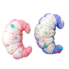 Игрушка, таба-антистресс "Круасаны" 7 см (СИНИЙ/РОЗОВЫЙ)