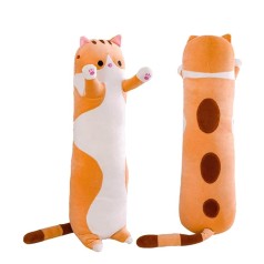 Мягкая игрушка-обнимаша "Кот Батон", 90 см, бежевый