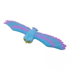 Слэп-браслет силиконовый "Сова" (голубой)