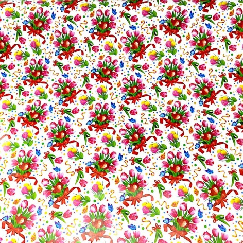 Папір подарунковий (100х70 см), 1 лист