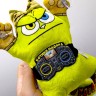 Игрушка мягконабивная «Кот ВОЕННЫЙ на липучках» 21 см