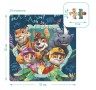 Магнитный пазл «Лапы джунглей», 2 в 1 (25 и 20 пазлов), Щенячий патруль / Paw Patrol