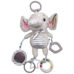 Погремушка МЯГКАЯ (СЕРЫЙ СЛОНИК)