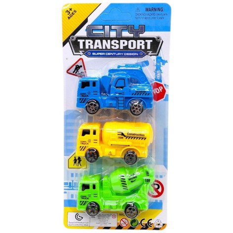 Набор машинок "Городской транспорт" 8 см