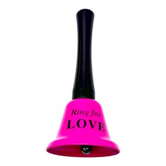 Колокольчик длинный "LOVE" 12,5 см (МАЛИНОВЫЙ)