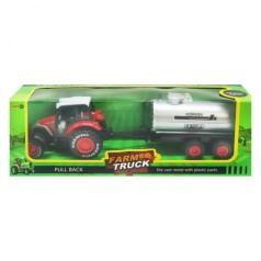 Трактор "Farm Truck" с цистерной (красный)