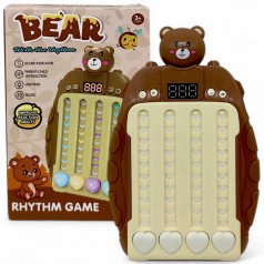 Портативная интерактивная игра "Мастер ритма" (20 см) мишка