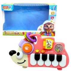 Піаніно "Їжачок веселун" ОЗВУЧУВАННЯ УКРАЇНСЬКОЮ МОВОЮ, (РОЖЕВИЙ)