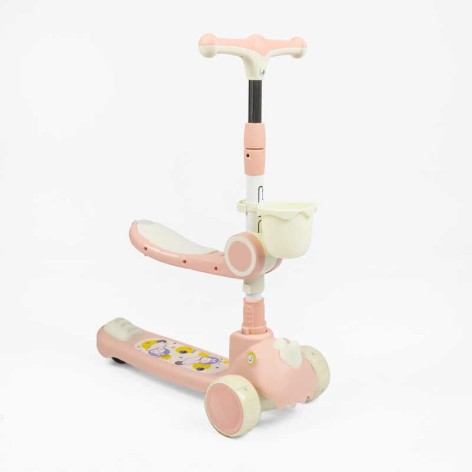 Самокат трехколесный с сиденьем