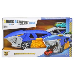 Трейлер-запускалка "Shark Catapult" с металлическими машинками
