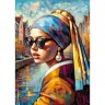 Пазлы "Девушка с жемчужиной", 1000 деталей