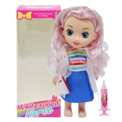 Кукла "Маленькая Медсестра", сиреневая