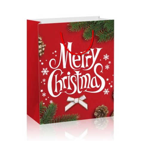 Подарочный пакет "Merry Christmas", вид 4