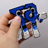 Антистресс ROBLOX 67 / 67 BRAINROT SIX-SEVEN KEYCHAIN, 3D печать