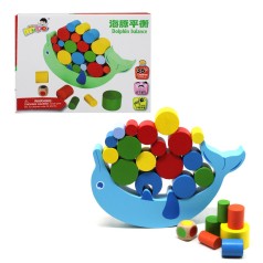 Деревянный балансир "Дельфин"