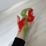 Лизун змея 35см зеленая